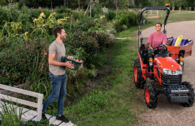 Miniciągnik Kubota B1 do sadownictwa